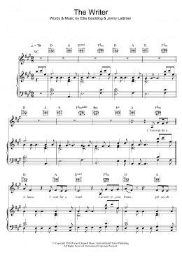 page one of The Writer (Piano, Vocal & Guitar Chords)