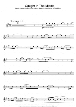 page one of Caught In The Middle (Alto Sax Solo)