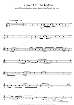 page one of Caught In The Middle (Clarinet Solo)