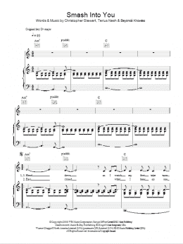 page one of Smash Into You (Piano, Vocal & Guitar Chords)