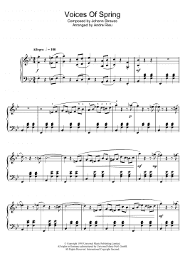 page one of Voices Of Spring (Piano Solo)