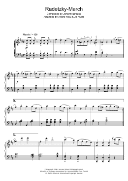 page one of Radetsky (Piano Solo)