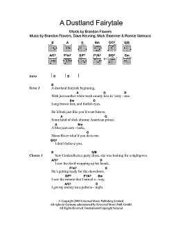 page one of A Dustland Fairytale (Guitar Chords/Lyrics)