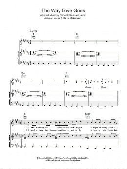 page one of The Way Love Goes (Piano, Vocal & Guitar Chords)