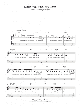 page one of Make You Feel My Love (Easy Piano)