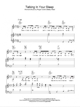 page one of Talking In Your Sleep (Piano, Vocal & Guitar Chords)
