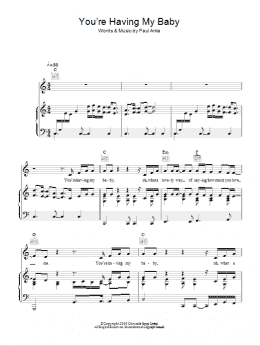 page one of (You're) Having My Baby (Piano, Vocal & Guitar Chords)