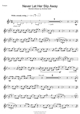 page one of Never Let Her Slip Away (Trumpet Solo)