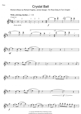 page one of Crystal Ball (Flute Solo)