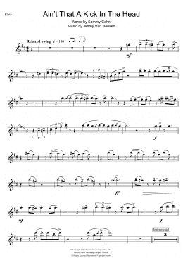 page one of Ain't That A Kick In The Head (Flute Solo)