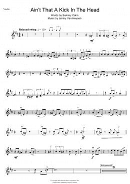 page one of Ain't That A Kick In The Head (Violin Solo)