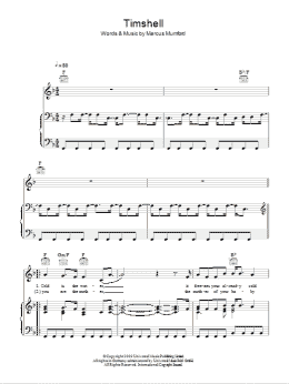 page one of Timshel (Piano, Vocal & Guitar Chords)