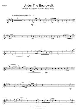 page one of Under The Boardwalk (Trumpet Solo)