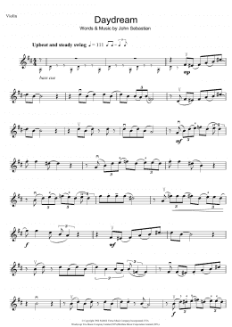 page one of Daydream (Violin Solo)