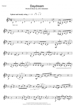 page one of Daydream (Clarinet Solo)