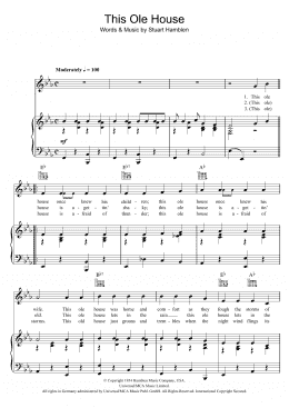 page one of This Ole House (Piano, Vocal & Guitar Chords)