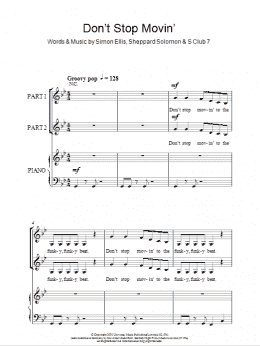 page one of Don't Stop Movin' (arr. Rick Hein) (2-Part Choir)