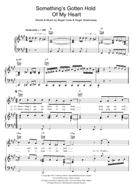 page one of Something's Gotten Hold Of My Heart (Piano, Vocal & Guitar Chords)