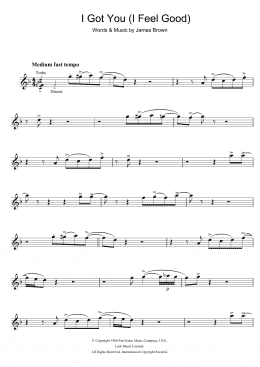 page one of I Got You (I Feel Good) (Trumpet Solo)