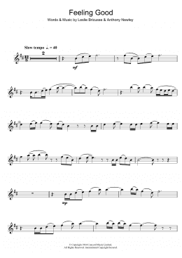 page one of Feeling Good (Tenor Sax Solo)