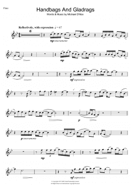 page one of Handbags And Gladrags (Flute Solo)