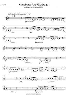 page one of Handbags And Gladrags (Clarinet Solo)