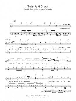 page one of Twist And Shout (Lead Sheet / Fake Book)