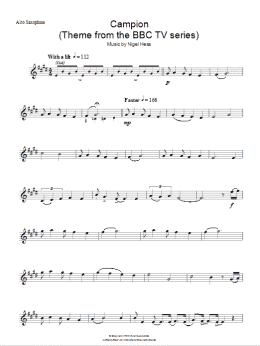 page one of Campion (Lead Sheet / Fake Book)