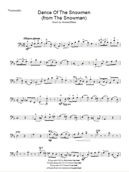 page one of Dance Of The Snowmen (Lead Sheet / Fake Book)