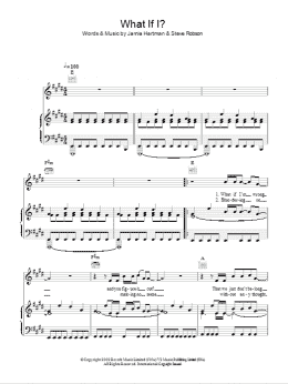 page one of What If I? (Piano, Vocal & Guitar Chords)