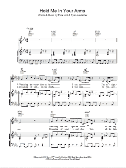 page one of Hold Me In Your Arms (Piano, Vocal & Guitar Chords)