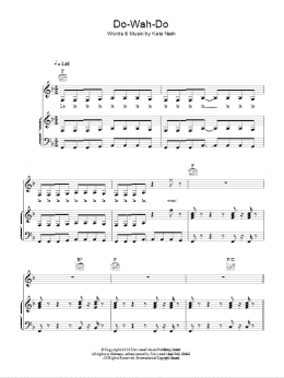 page one of Do-Wah-Doo (Piano, Vocal & Guitar Chords)