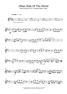 page one of Other Side Of The World (Flute Solo)