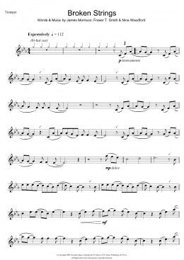 page one of Broken Strings (Trumpet Solo)