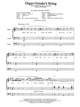 page one of Organ Grinder's Swing (Organ)
