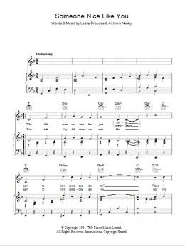 page one of Someone Nice Like You (Piano, Vocal & Guitar Chords)