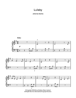 page one of Lullaby (5-Finger Piano)
