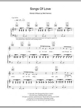 page one of Songs Of Love (Piano, Vocal & Guitar Chords)