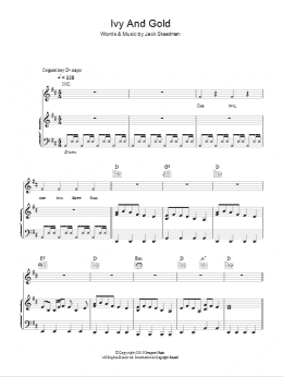 page one of Ivy &Gold (Piano, Vocal & Guitar Chords)