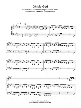 page one of Oh My God (Piano, Vocal & Guitar Chords)