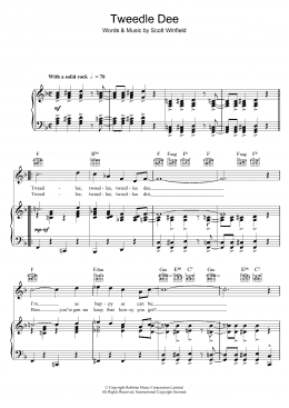 page one of Tweedle Dee (Piano, Vocal & Guitar Chords)