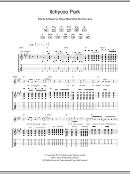 page one of Itchycoo Park (Guitar Tab)