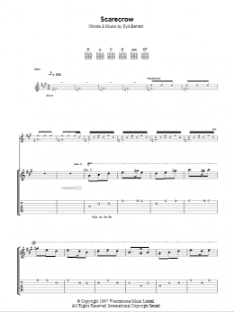 page one of Scarecrow (Guitar Tab)