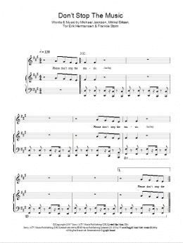 page one of Don't Stop The Music (Piano, Vocal & Guitar Chords)