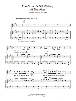 page one of The Groom's Still Waiting At The Altar (Piano, Vocal & Guitar Chords)