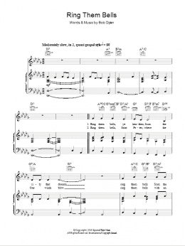 page one of Ring Them Bells (Piano, Vocal & Guitar Chords)