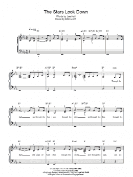 page one of The Stars Look Down (Easy Piano)