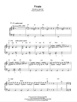 page one of Finale (Easy Piano)