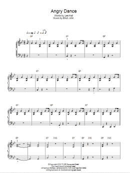 page one of Angry Dance (Easy Piano)