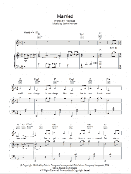 page one of Married (Heiraten) (Piano, Vocal & Guitar Chords)